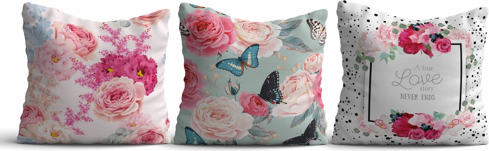 Set mbulesash për jastëkë (3 copë), dizajn Aberto, HMI-KIR-119