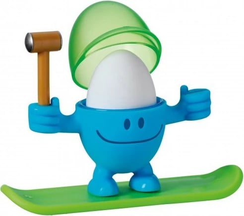 Mbajtëse vezësh WMF McEgg me lugë, plastikë/Cromargan, 11cm, blu Mbajtëse vezësh WMF McEgg me lugë, plastikë/Cromargan, 11cm, blu
