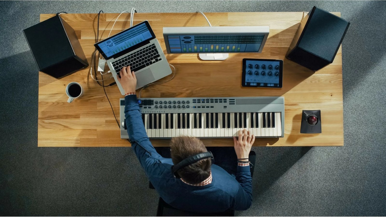 Trackball Kensington SlimBlade Pro, wireless + Bluetooth + USB, 1600 DPI, i zi