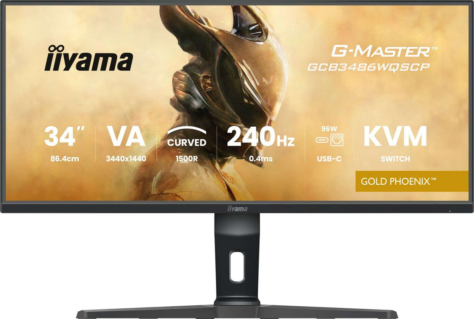 Monitor iiyama G-Master GCB3486WQSCP 34 inç, 3440x1440, 240Hz, KVM, i zi Monitor iiyama G-Master GCB3486WQSCP 34 inç, 3440x1440, 240Hz, KVM, i zi