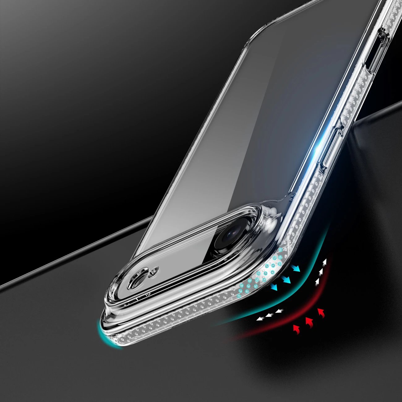 Mbështjellës Dux Ducis Clin për iPhone 17 Air, transparent