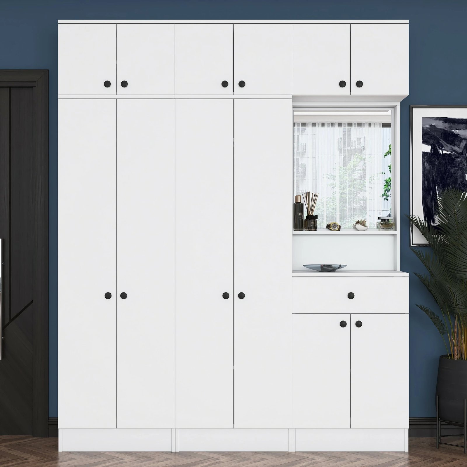 Stendë korridori Skye Decor, e bardhë, EA142 - 3450