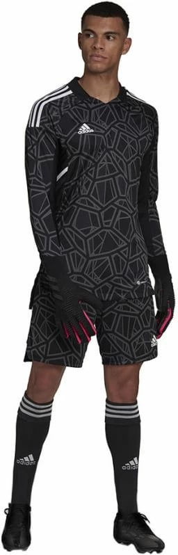 Fanellë për portierë adidas Condivo 22 me mëngë të gjata për meshkuj, e zezë