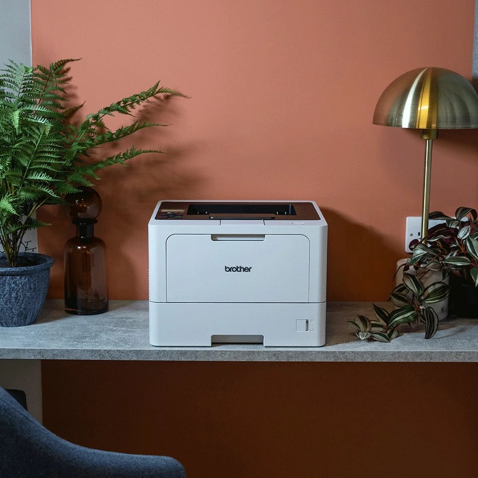 Printer laser Brother HL-L5210DWT, 1200x1200 DPI, duplex, Wi-Fi, i bardhë