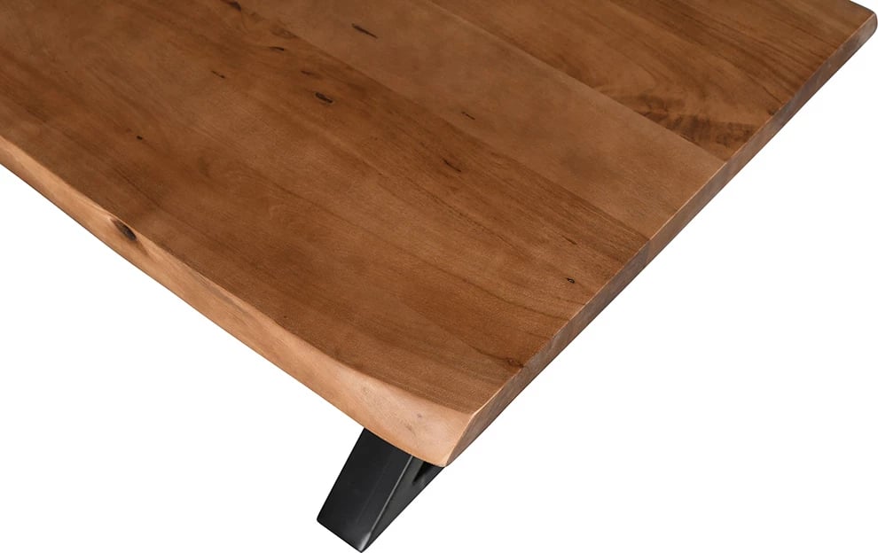 Tavolinë kafeje MINGLE, ngjyrë arre, e zezë, 115x60x42cm