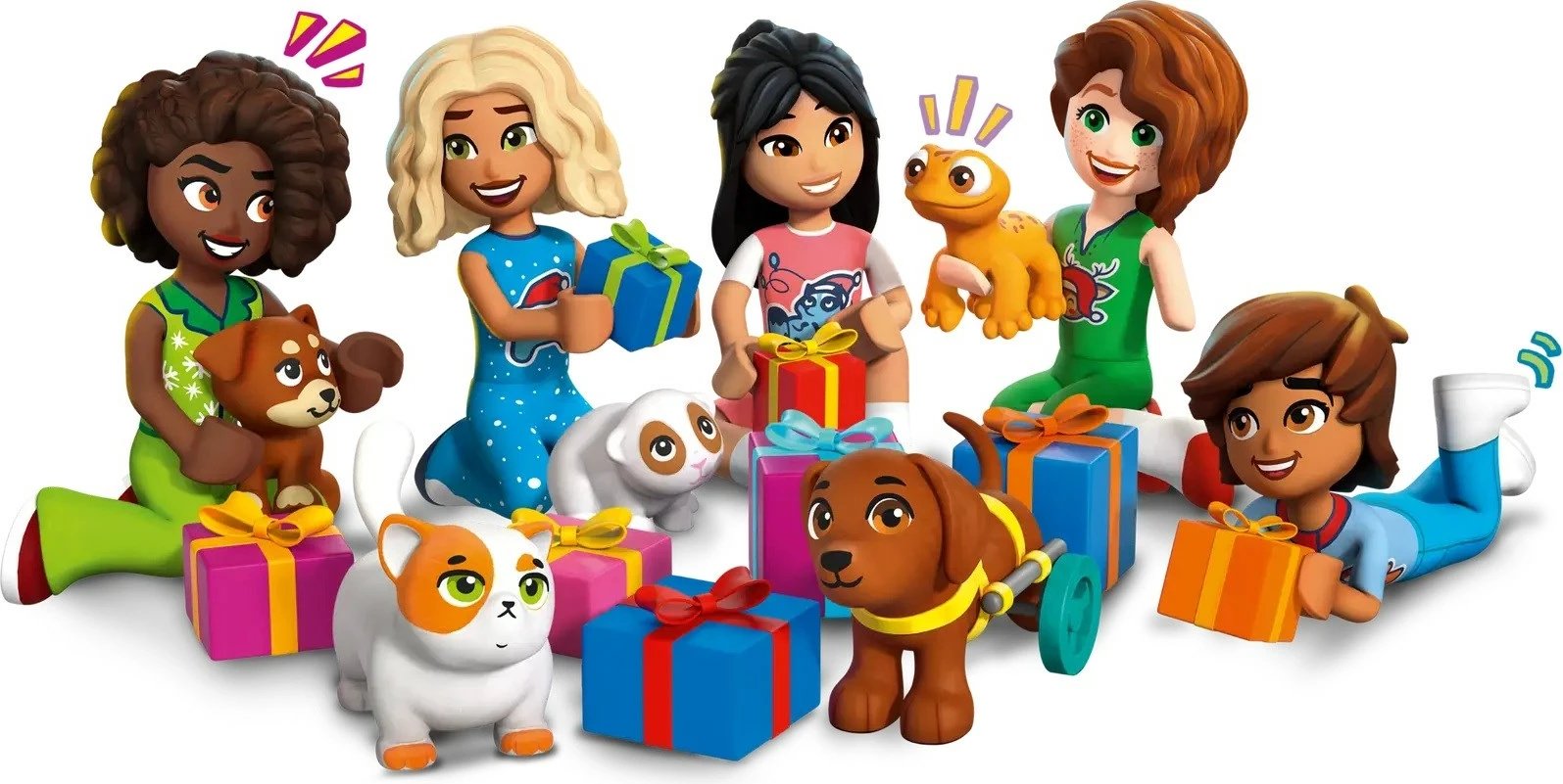 Kalendar advent LEGO Friends 42668, 237 pjesë, 5 minifigura, për fëmijë, shumëngjyrësh