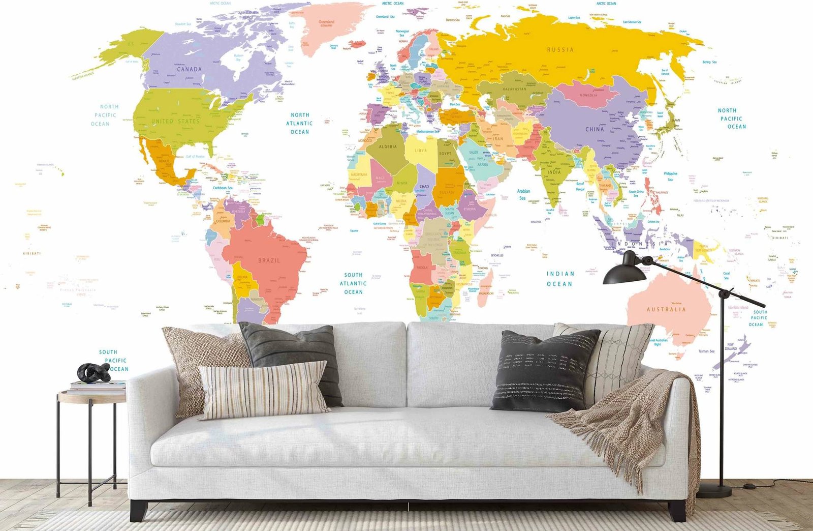 Sticker dekorativ për mur Wallity, shumëngjyrësh, MDK-00133, 100x100 cm