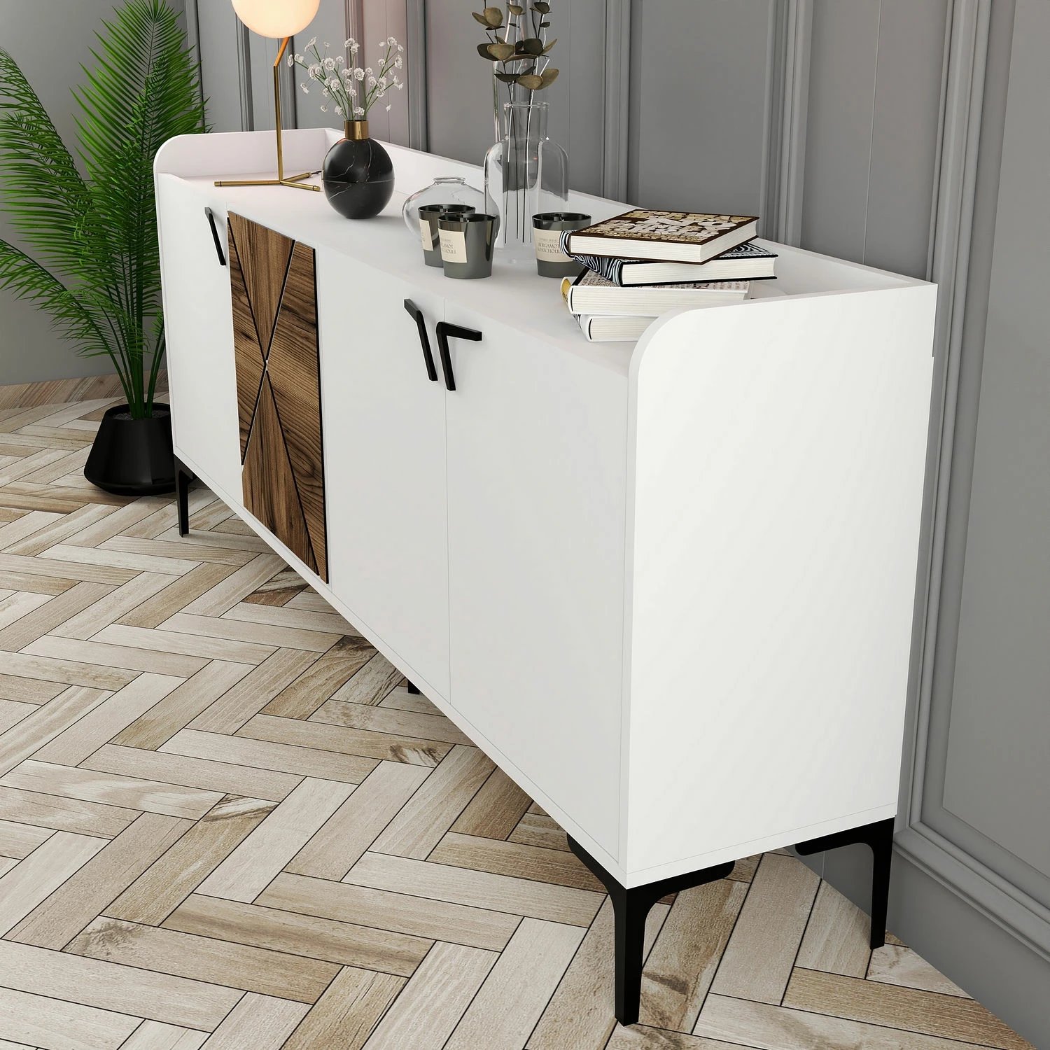 Konsolë Hanah Home, Venedik, e bardhë