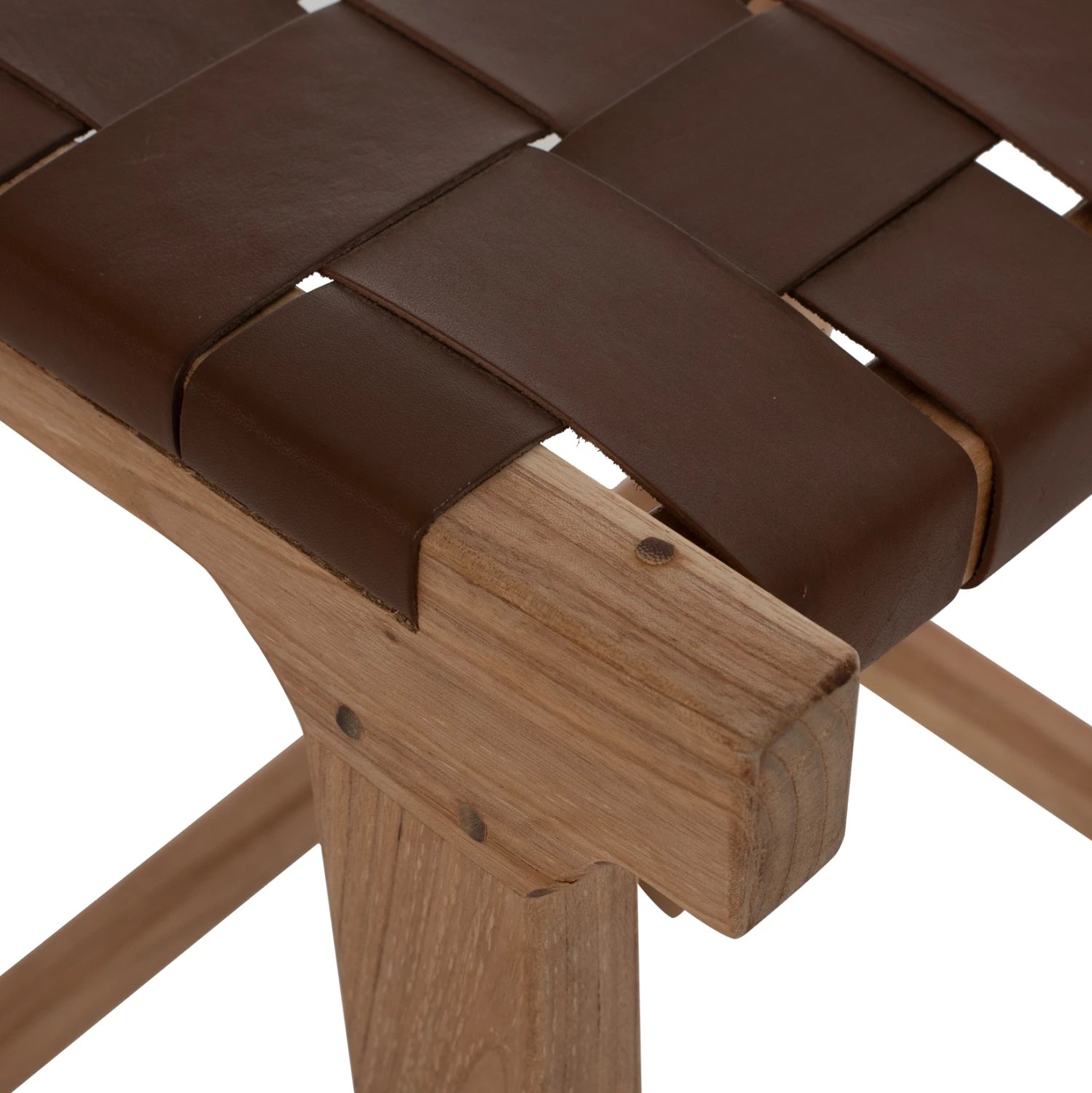 Karrige për bar, dru teak, FH99382.01, 40x35x65 cm