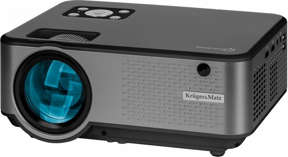 Projektor LED Kruger & Matz KM0371-FHD, Full HD 1080p, Grafit