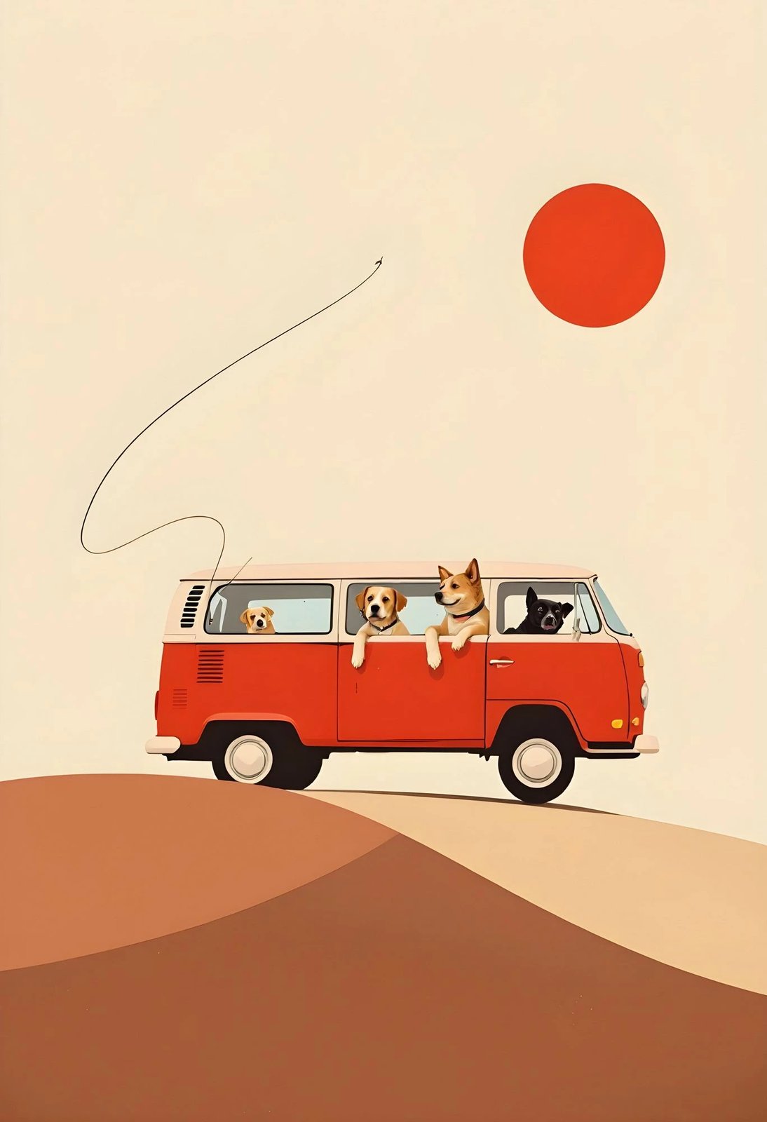 Pikturë dekorative me kornizë, shumëngjyrëshe, Lmnmdl43