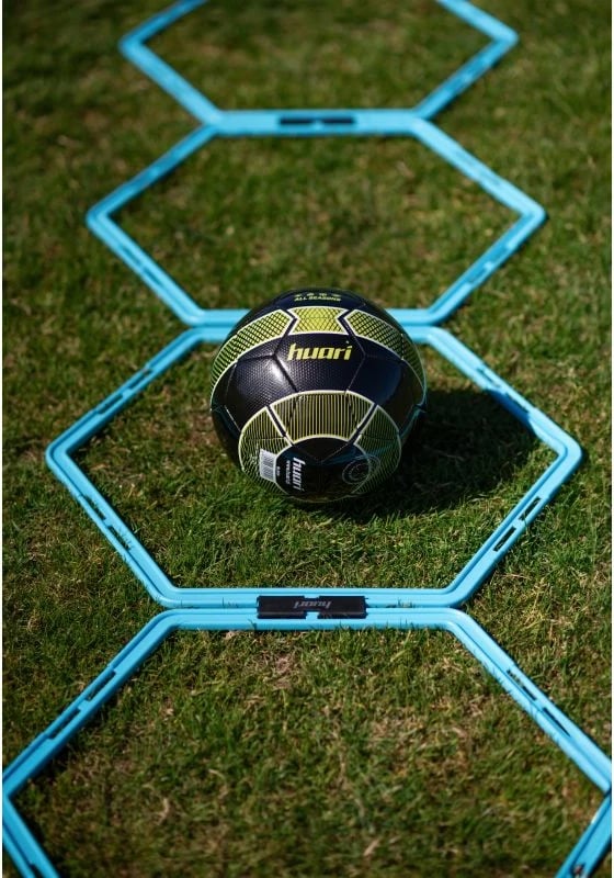 Top futbolli Huari, unisex, e zezë/jeshile