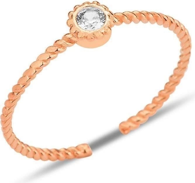 Unazë argjendi Jumeon, ngjyrë ari rozë, SGTL12230