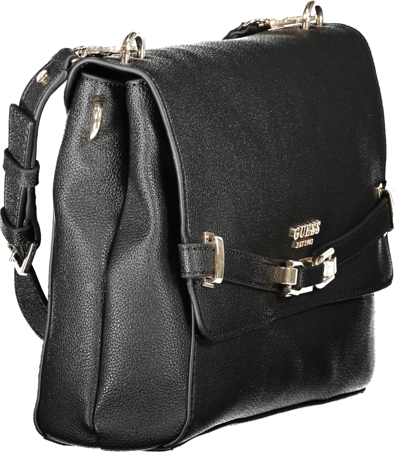 Çantë GUESS JEANS Silvye femra, e zezë