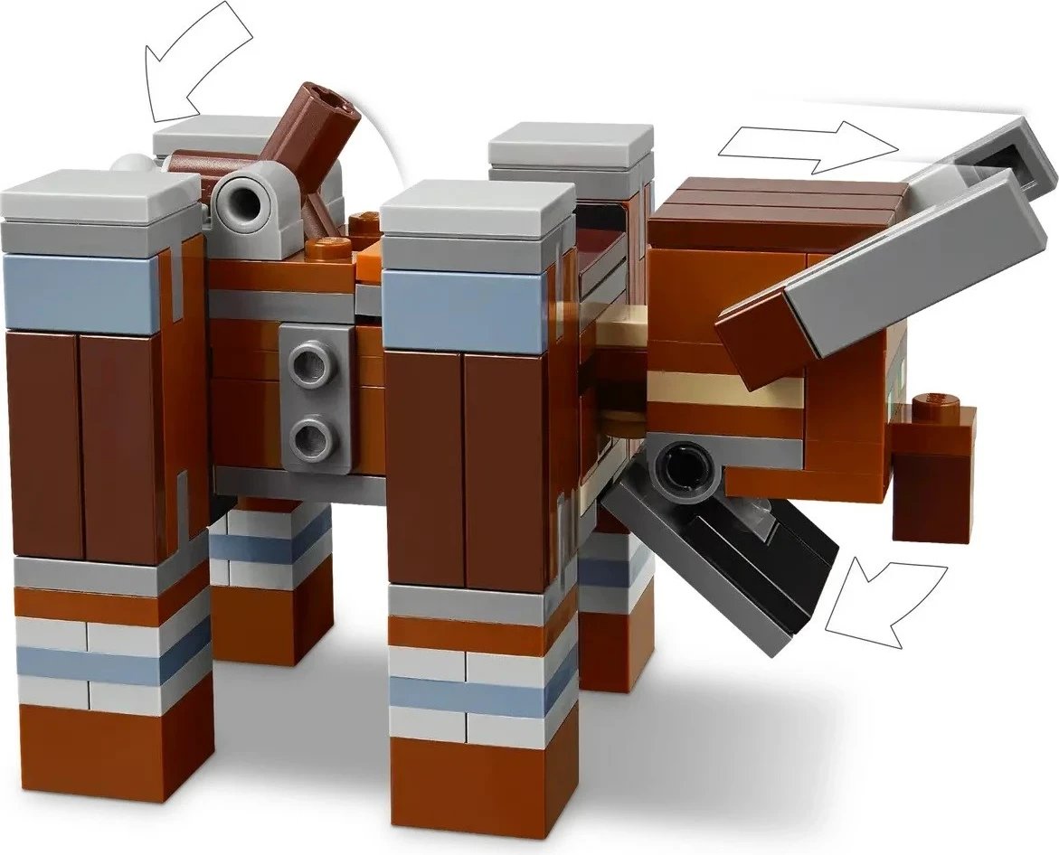 Set LEGO Minecraft 21278 The Pillager Outpost and Ravager, 665 pjesë
