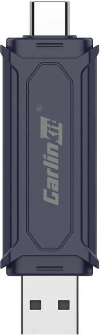 Adapter wireless Carlinkit MINI PRO për CarPlay/Android Auto, USB-C, Gri