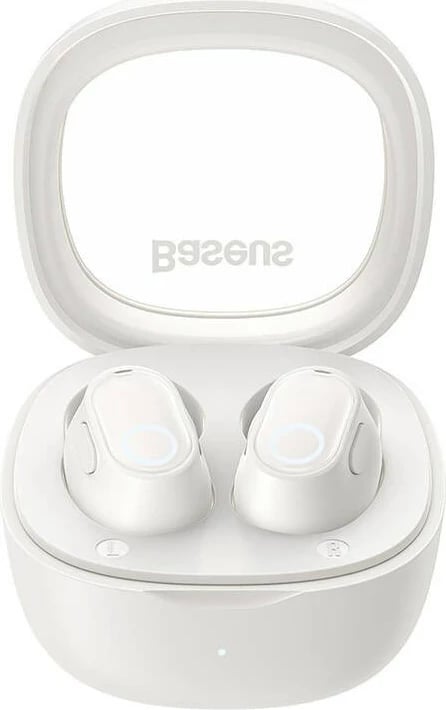 Kufje Baseus Bowie WM02 pa tela, True Wireless, me kuti karikimi, të bardha