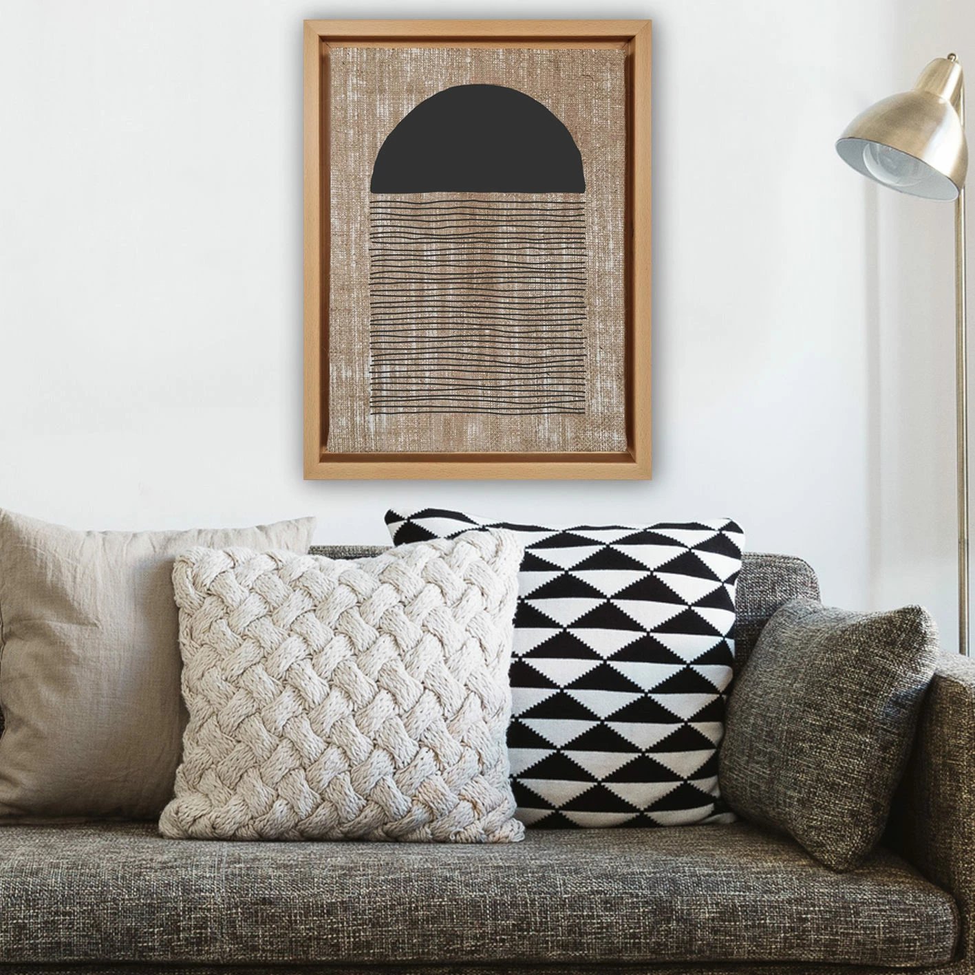 Pikturë dekorative në kanavacë, shumëngjyrëshe, Wallity, LNJ17893327824, 36x46cm