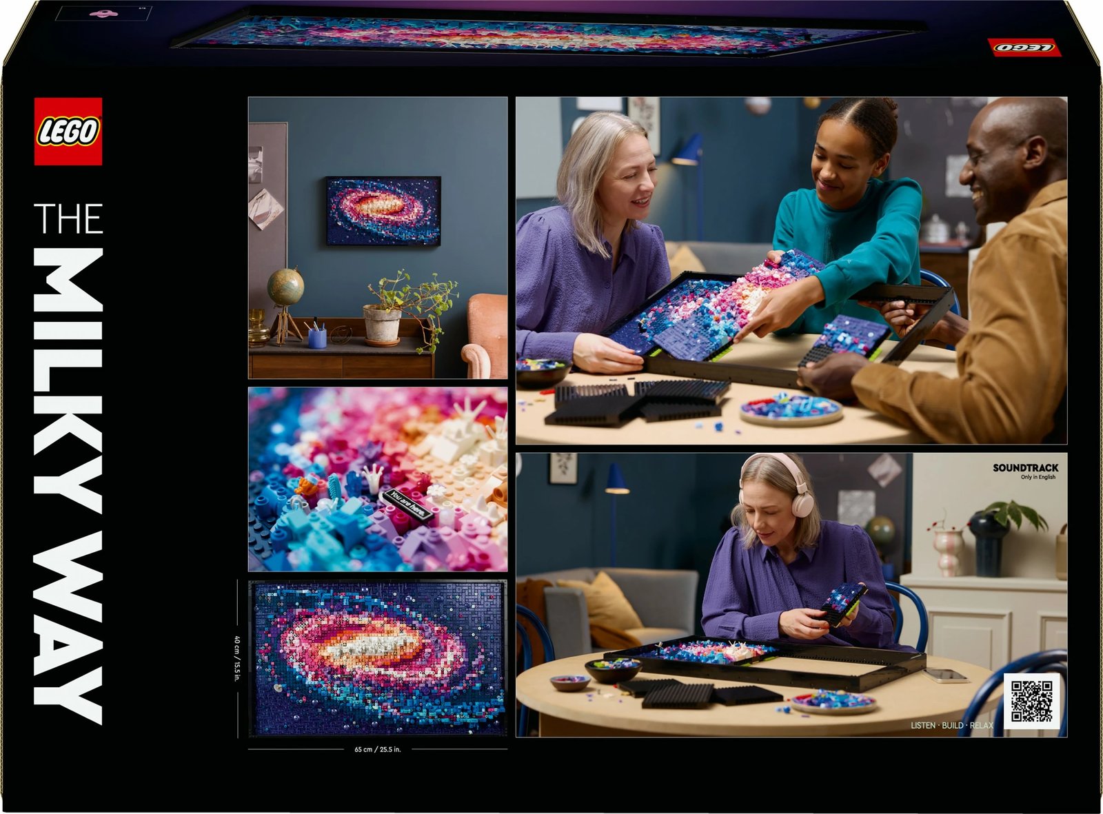 Set LEGO Galaxie Milky Way 31212, 3091 pjesë, mozaik dekorativ