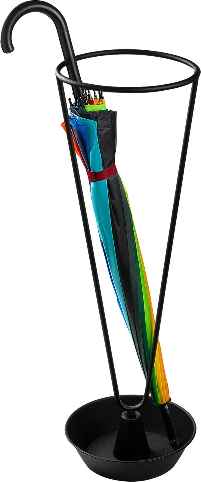 Stendë për ombrella, e zezë, Evila Originals, 22x22x70cm