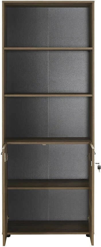 Raft librash Hanah Home, Nkt-552-Tt-1, ngjyrë arre e çelët, 72x187x34cm