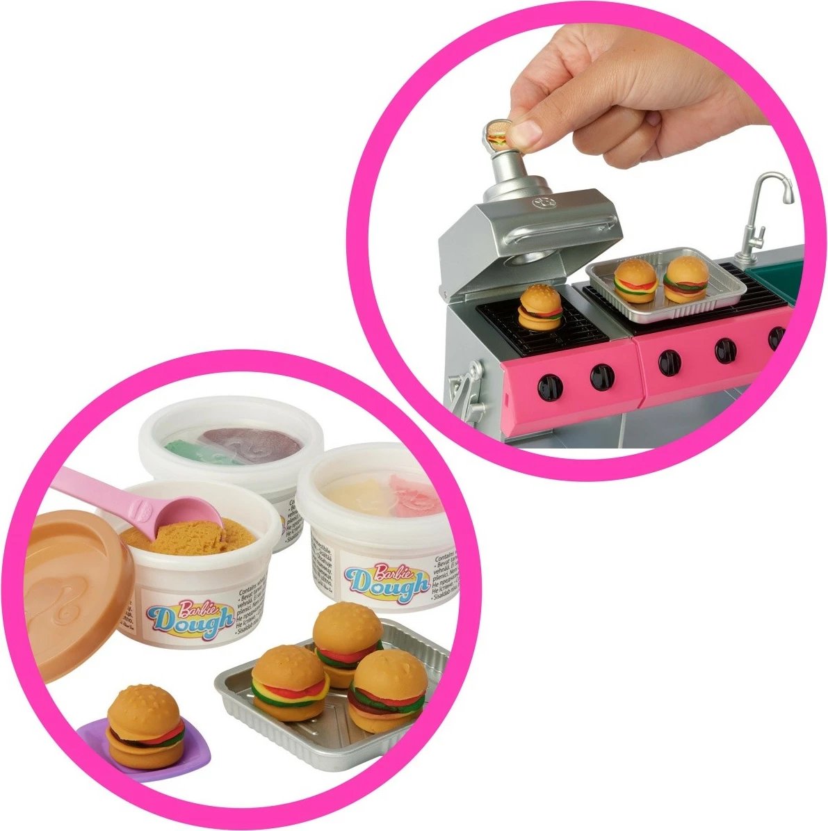Set lodrash Barbie Dream Camper Mattel HRJ78, me 60+ aksesorë, rozë
