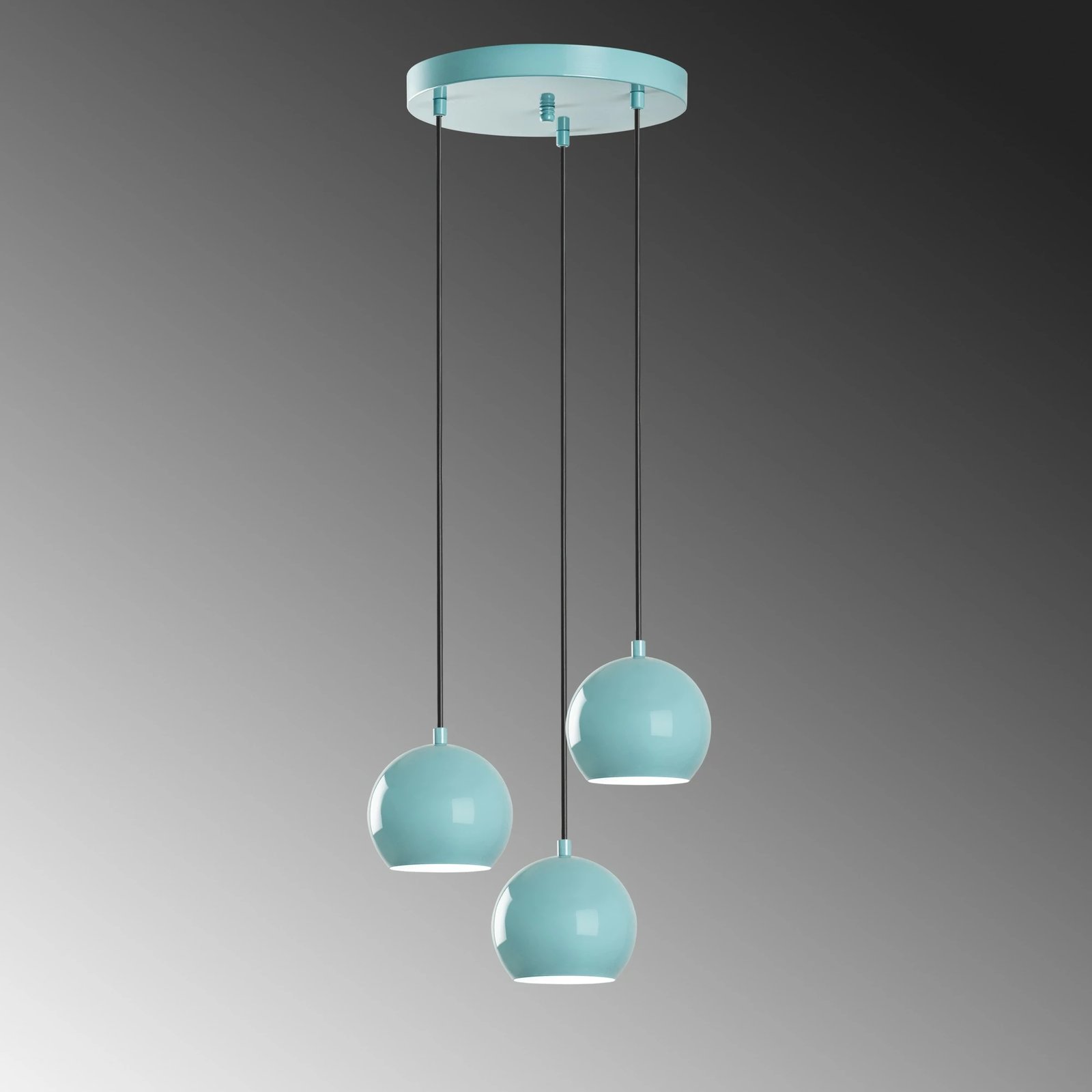 Llambë tavani Opviq, Top - 15 - 241 - 1, ngjyrë turquoise