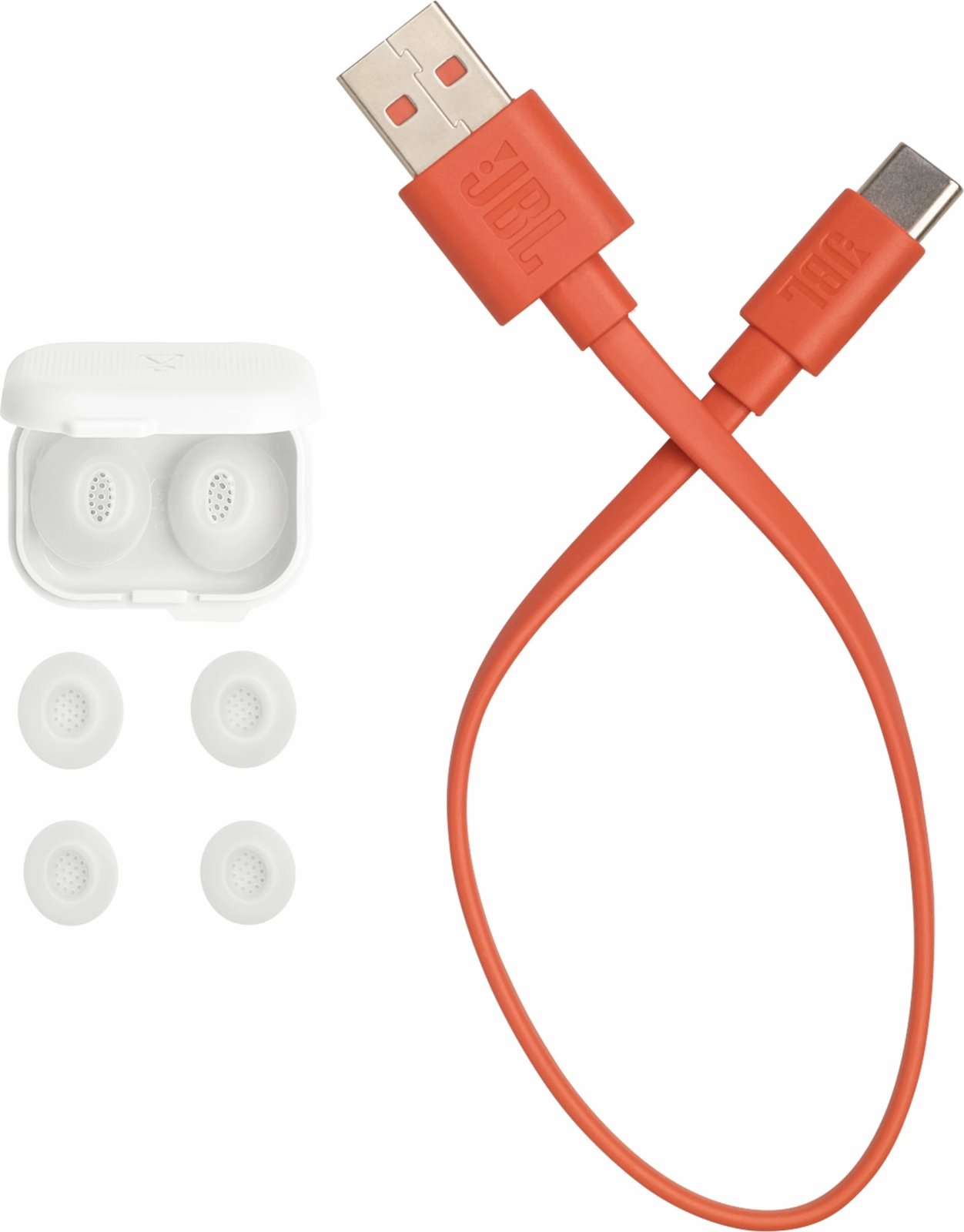Kufje JBL Tune Flex 2, Bluetooth, in-ear, të bardha
