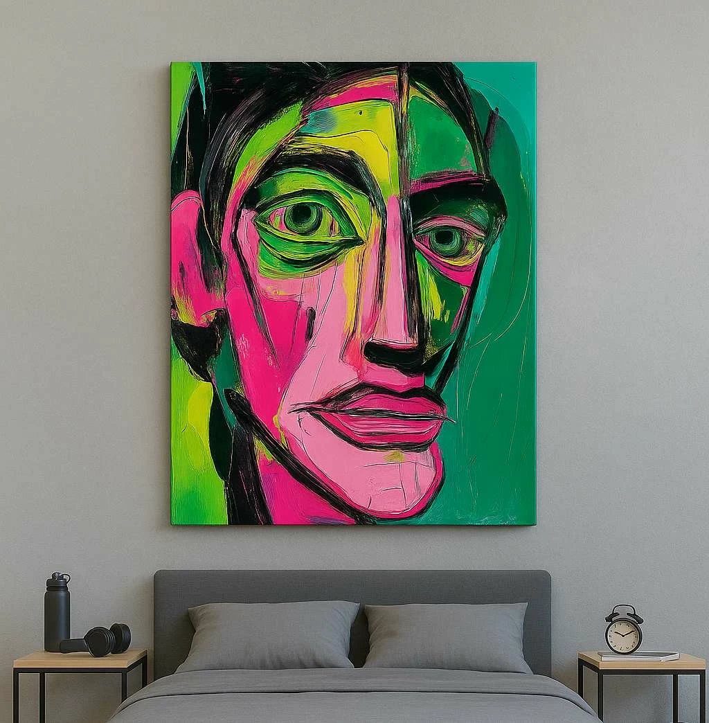 Pikturë dekorative në kanavacë, shumëngjyrëshe, 50x70cm