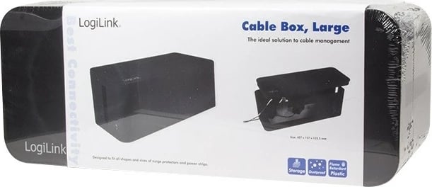 Organizues kabllosh LogiLink KAB0062, plastikë, i zi Organizues kabllosh LogiLink KAB0062, plastikë, i zi