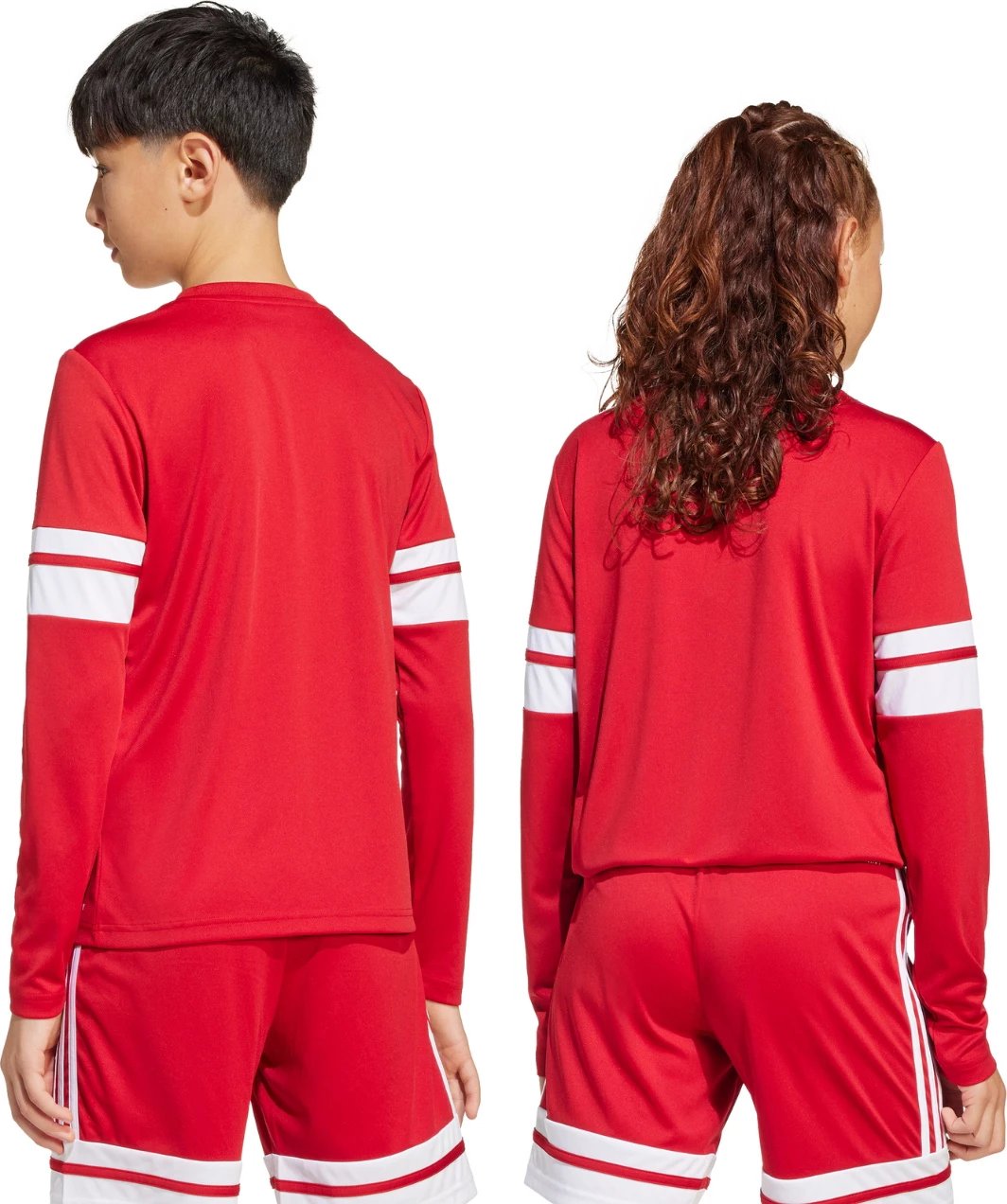 Maicë me gjatësi të gjatë për fëmijë adidas, e kuqe