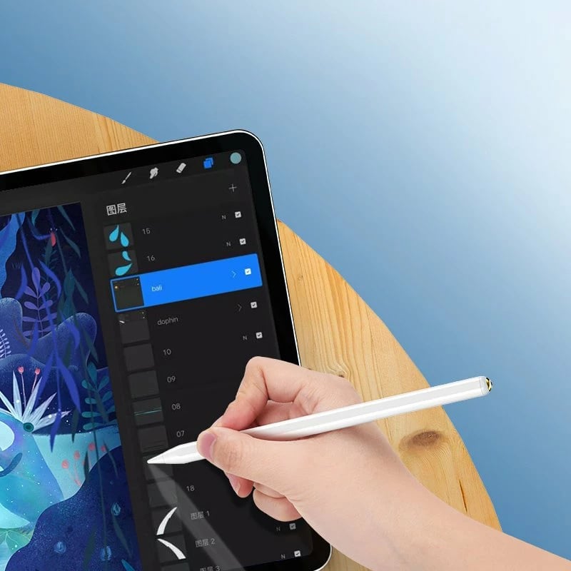 Stilolaps kapacitiv aktiv për iPad Choetech HG04, i bardhë