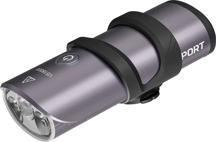 Dritë inteligjente biçiklete iGPSPORT VS1800S, 1800 lm, 6700 mAh, gri, përpara