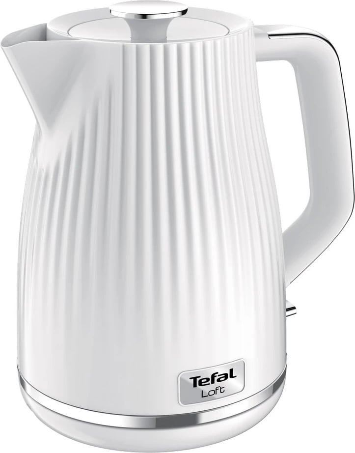 Çajnik elektrik Tefal KO250130 Loft, 1.7L, 2400W, i bardhë