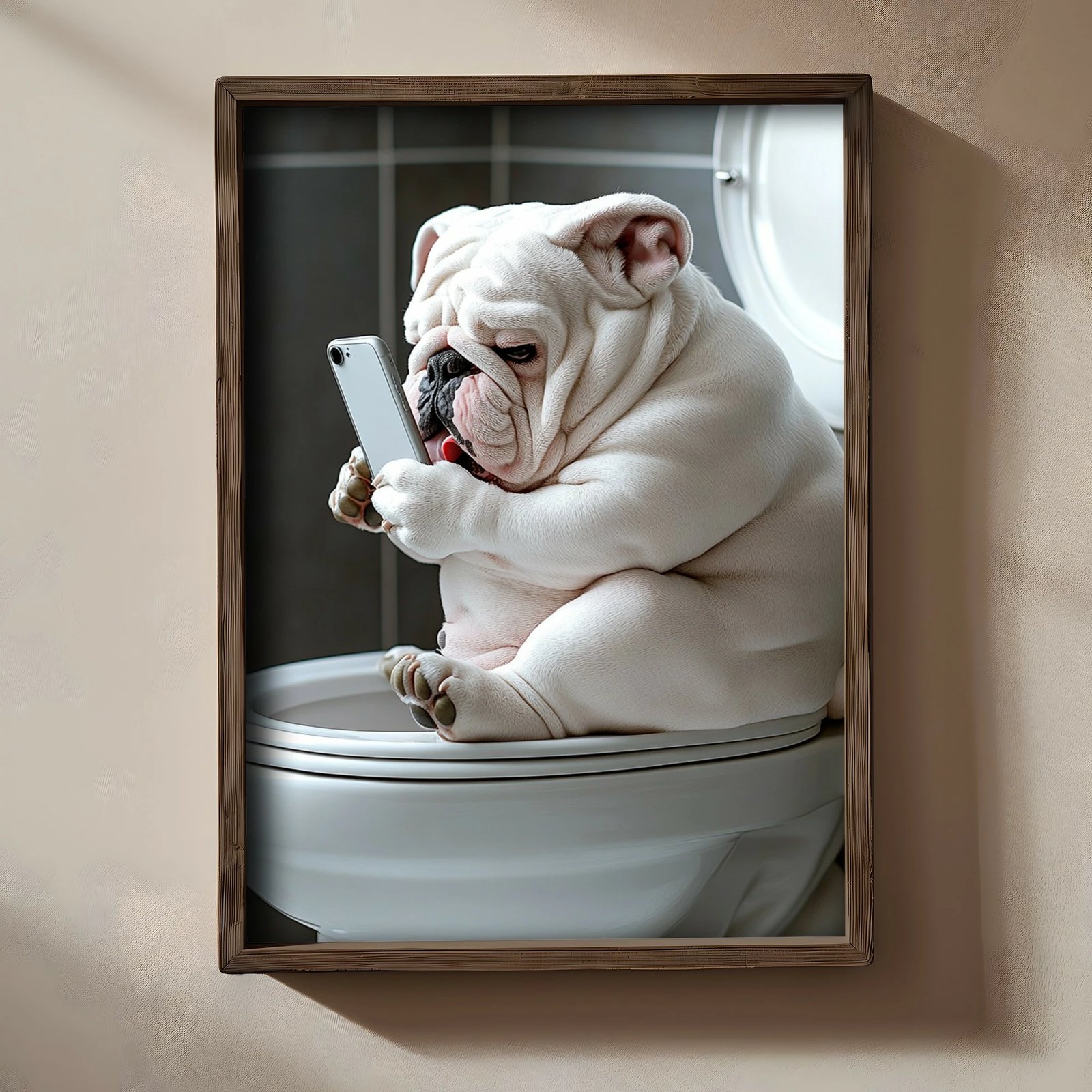 Pikturë dekorative me kornizë MDF, Wallity, TUN016-L, shumëngjyrëshe, 35x47x2cm