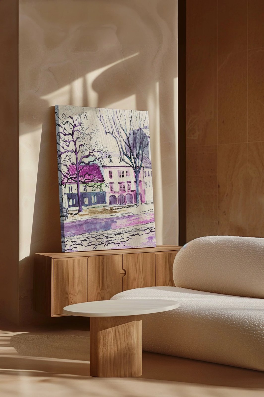 Pikturë dekorative në kanavacë, Wallity, Ersyfdc261, shumëngjyrëshe, 70x100cm