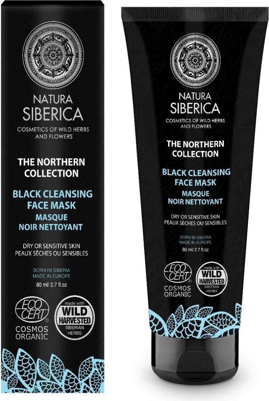 Maskë për fytyrë unisex Natura Siberica The Northern Collection e zezë, 60ml
