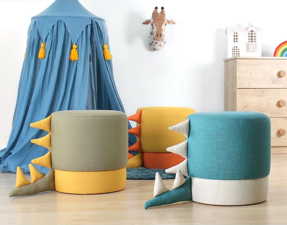 Puf Atelier del Sofa Moouv 3339, ngjyrë kaltër