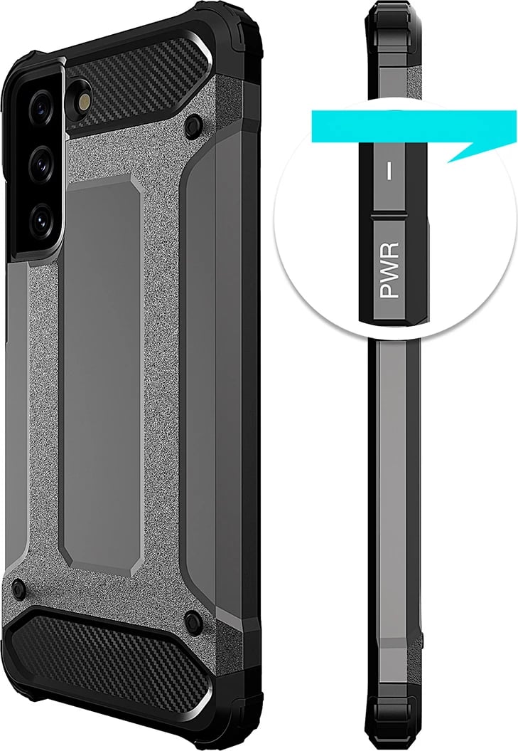 Mbështjellës Hurtel Hybrid Armor për Samsung Galaxy S23+, kaltër