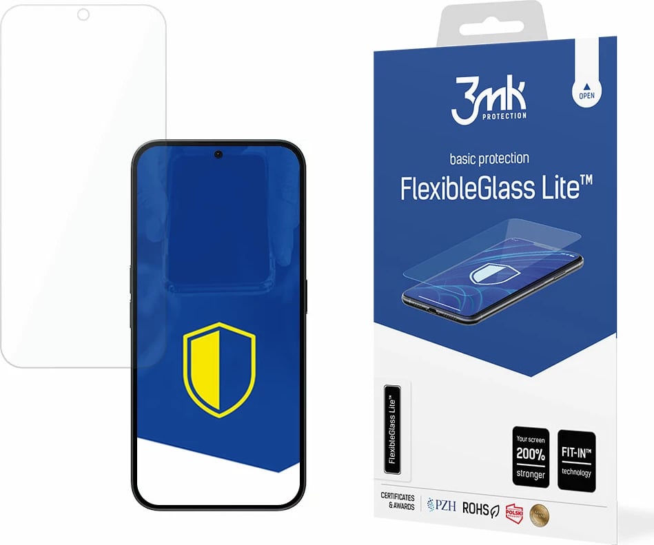 Xham hibrid mbrojtës për ekran, 3mk Protection FlexibleGlass Lite, për Nothing Phone 2A