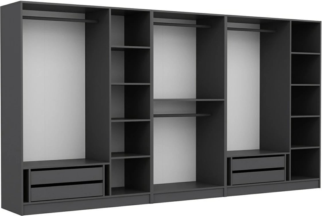 Dollap Skye Decor, ngjyrë antracit, Kale - 5048