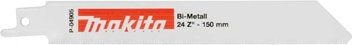 Teh sharrë reciproke Makita bimetal 15cm, 24 TPI, çelik inox
