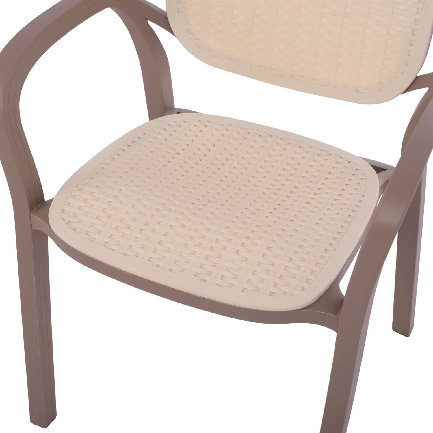 Karrige polipropileni KHEM FH5820.02 kapuçino-bezhë 57x57x83H cm