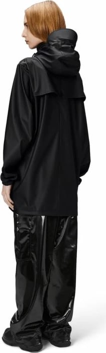 Jakne e gjatë Rains, e zezë