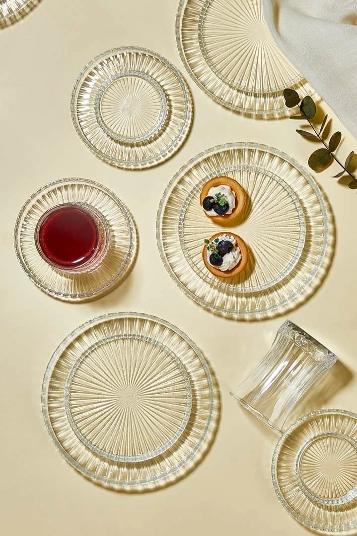 Set çaji prej xhami, 18 copë, Hermia, Riva Set çaji prej xhami, 18 copë, Hermia, Riva