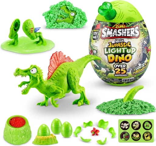 Lodër për fëmijë Smashers Mega Jurassic Light Up Dino Egg by ZURU
