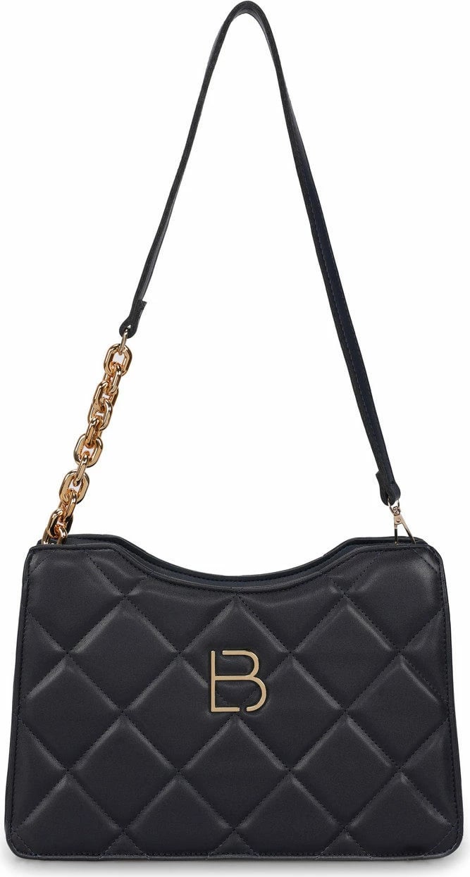 Çantë shpatull për femra, ngjyrë kaltër e errët, Lucky Bees, 410