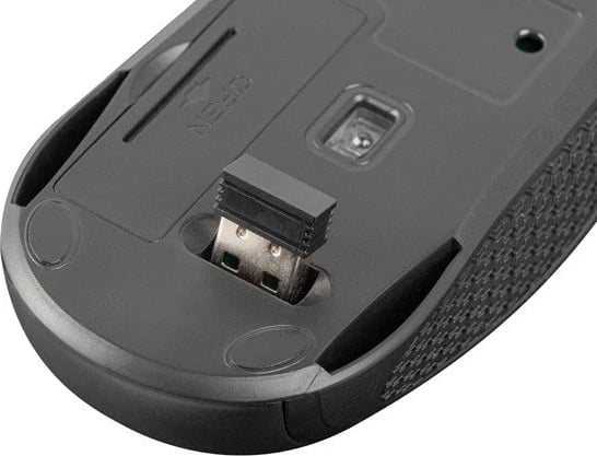 Set tastierë dhe maus pa tela Natec Squid, 2.4 GHz, Optik, i zi