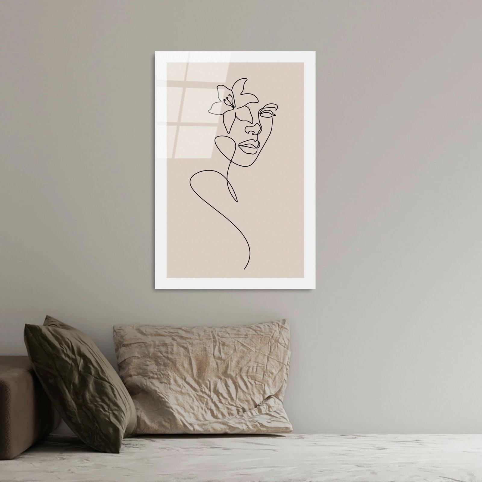 Pikturë dekorative prej xhami të temperuar, Wallity, UV-1036, 30x45cm