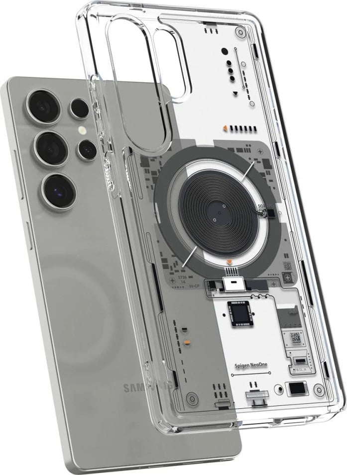 Mbështjellës Spigen Ultra Hybrid Mag për Samsung Galaxy S25 Ultra, Transparent